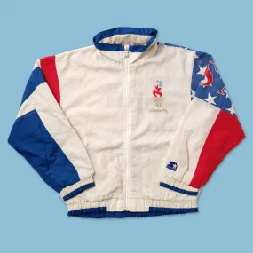 1996 Starter Olympics USA Light Jacket Medium