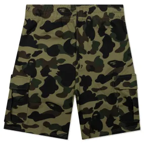 1st Camo 6 Pocket Sweat Shorts - Green