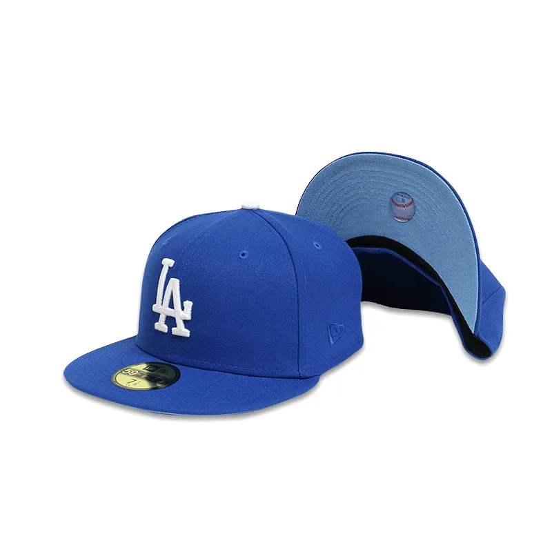 [70584834] New Era MLB LA Dodgers World Series 88' Patch Men's Fitted Hat