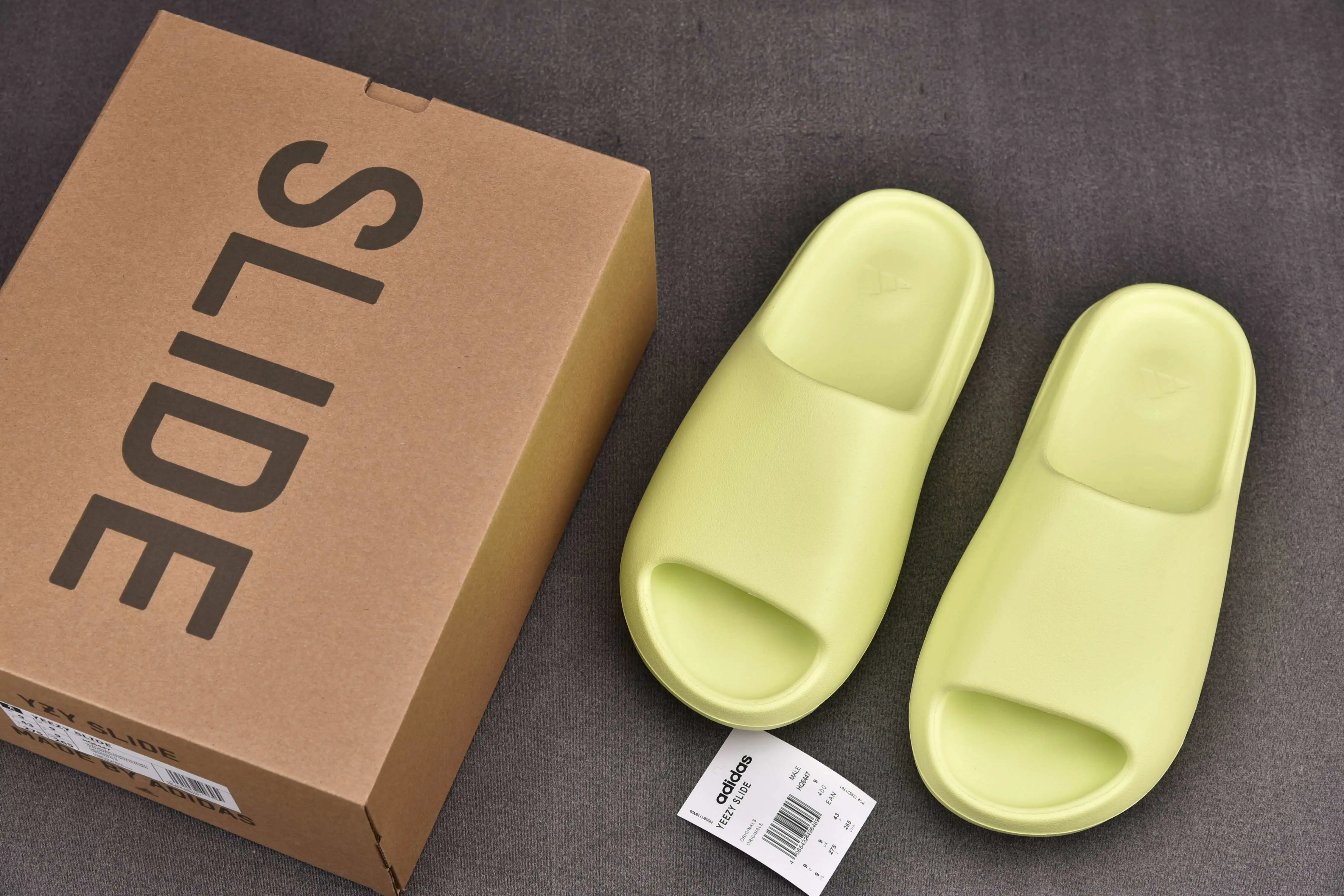 adidas Yeezy Slide Glow Green (One Size Smaller!!)