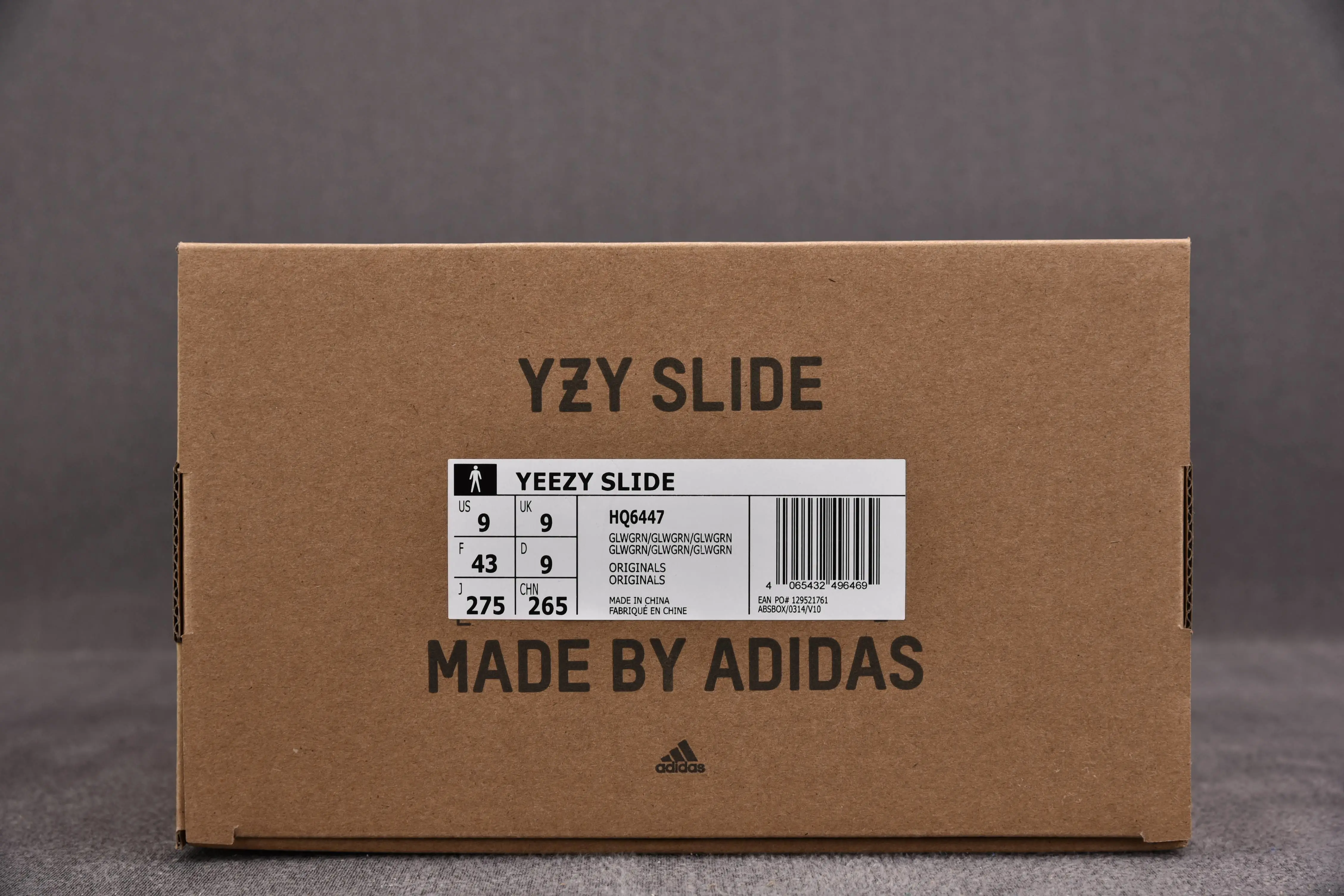 adidas Yeezy Slide Glow Green (One Size Smaller!!)