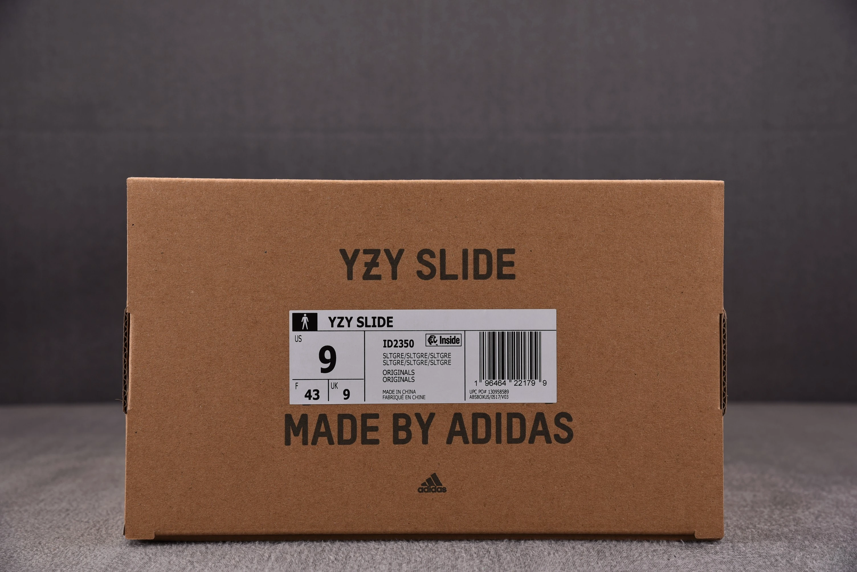 adidas Yeezy Slide Slate Grey(One Size Smaller!!)