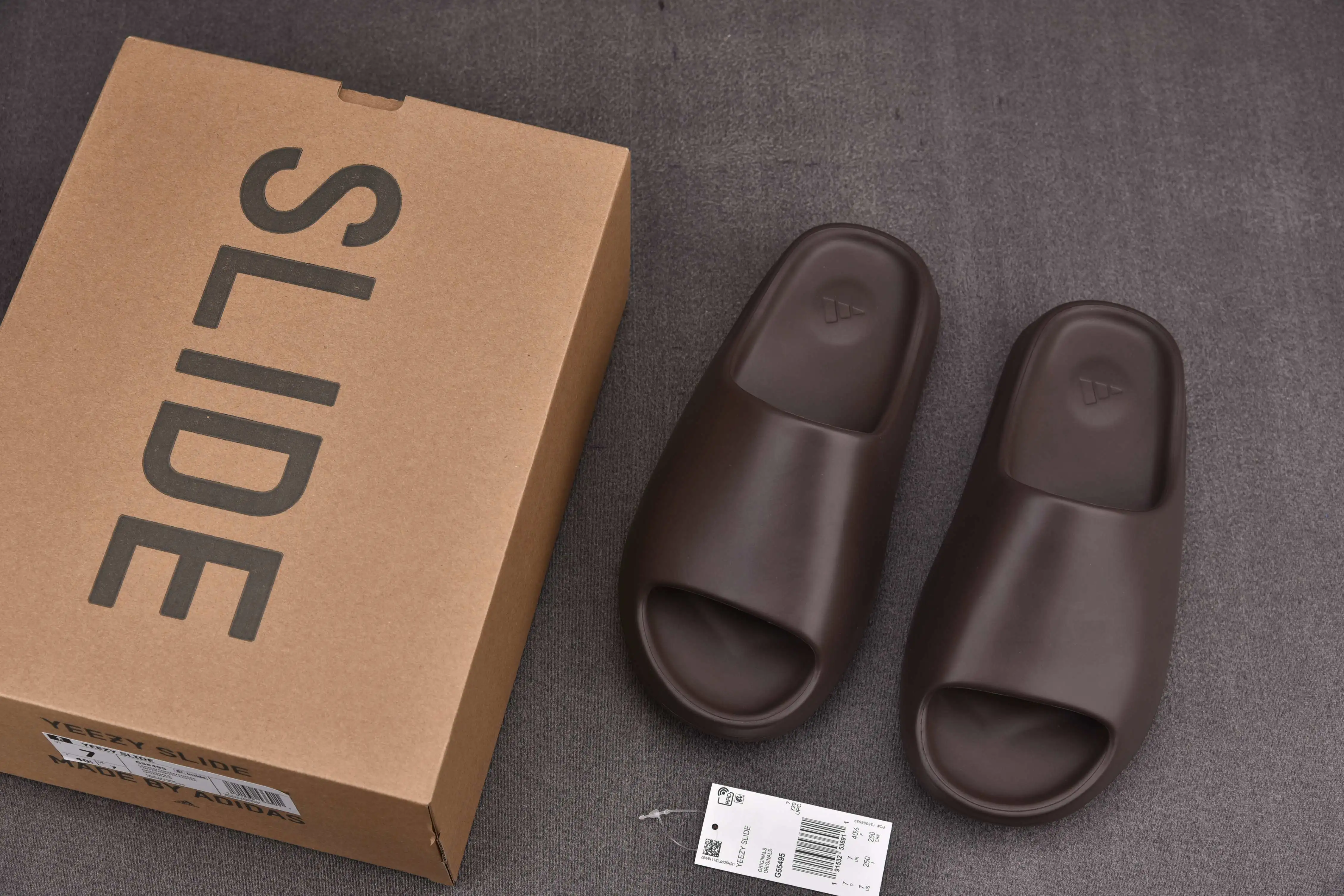 adidas Yeezy Slide Soot (One Size Smaller!!)