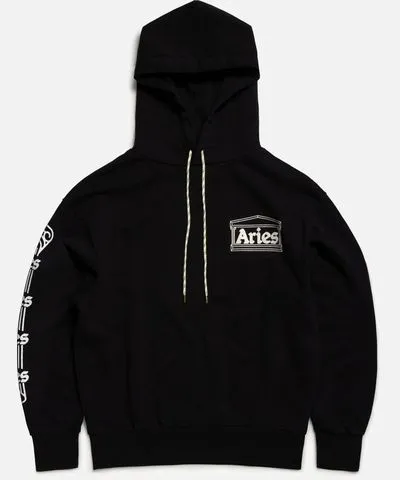 Aries Column Cotton-Jersey Hoodie