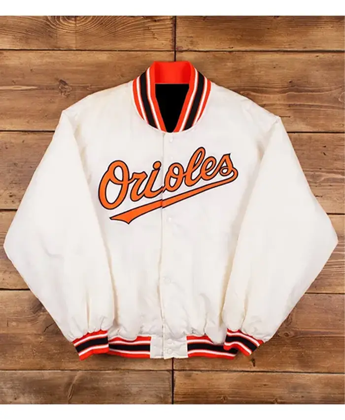 Baltimore Orioles White Jacket - William Jacket