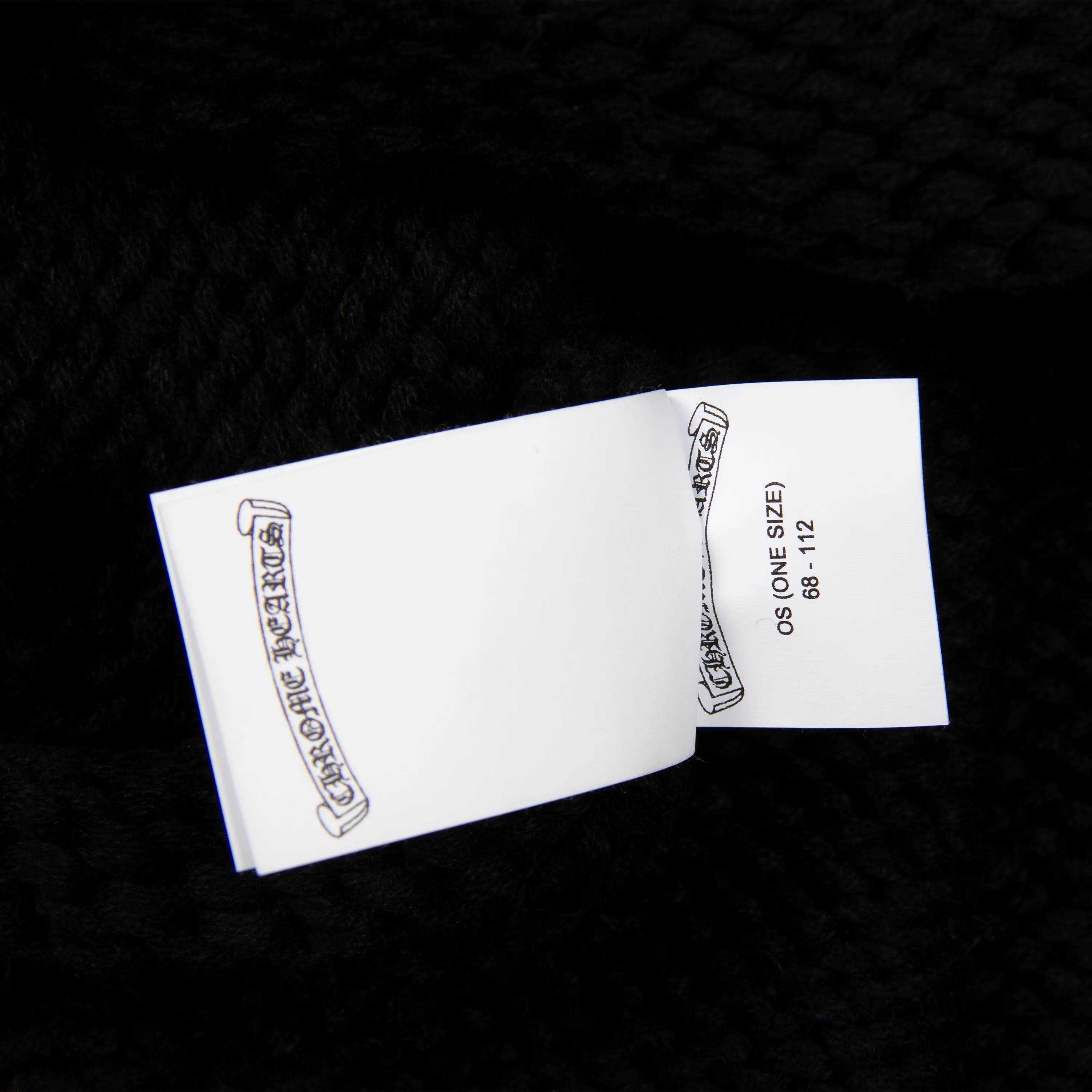 BLACK LEATHER PATCH CASHMERE SWEATER