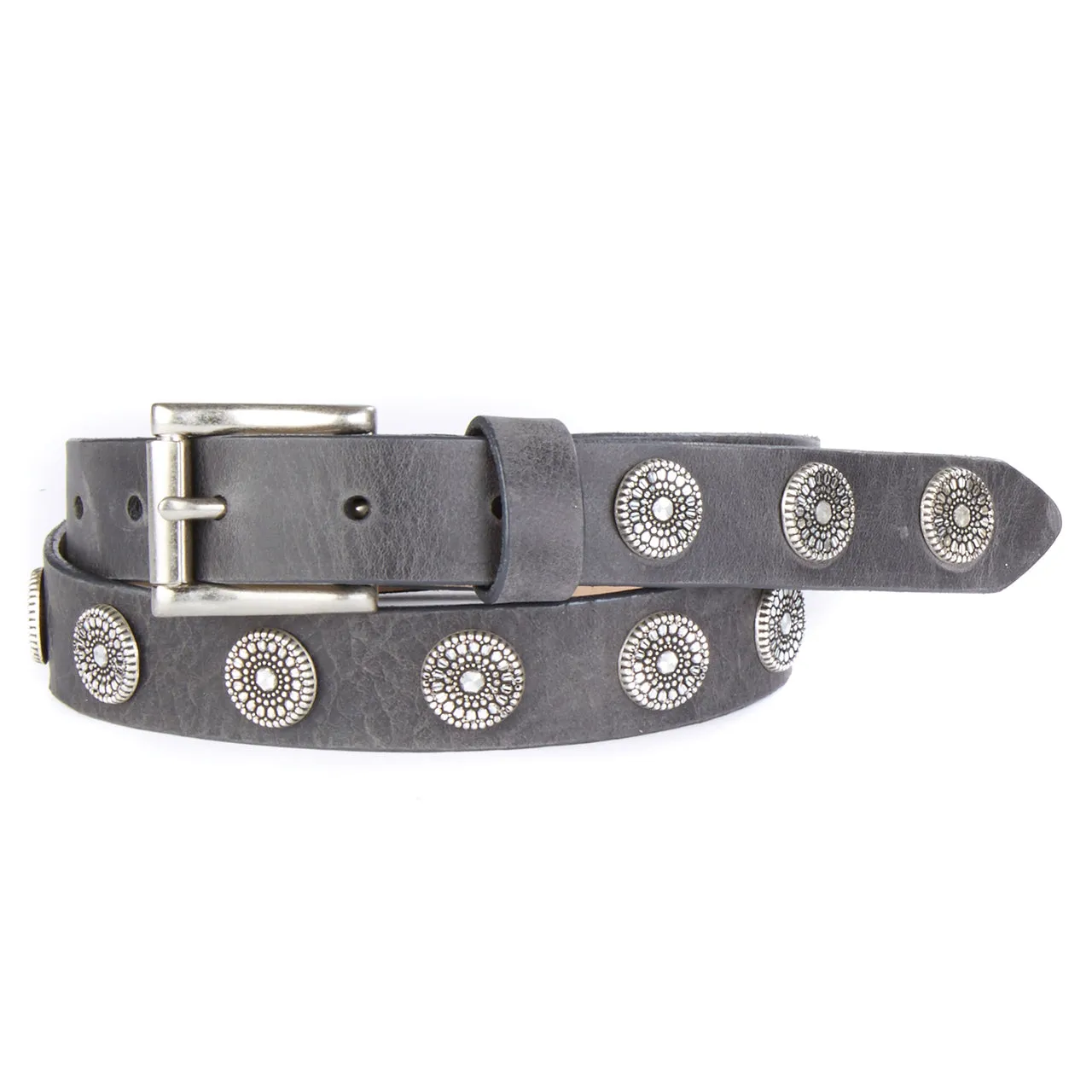 Brave Bellsie Studded Newport Leather Belt