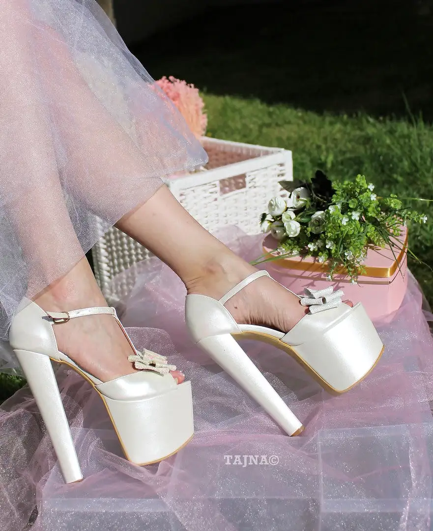 Butterfly Platform Wedding Shoes