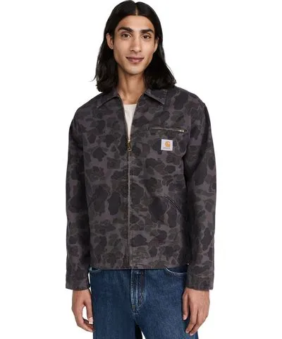 Carhartt Wip Duck Detroit Jacket Camo Duck Green/Graphite S