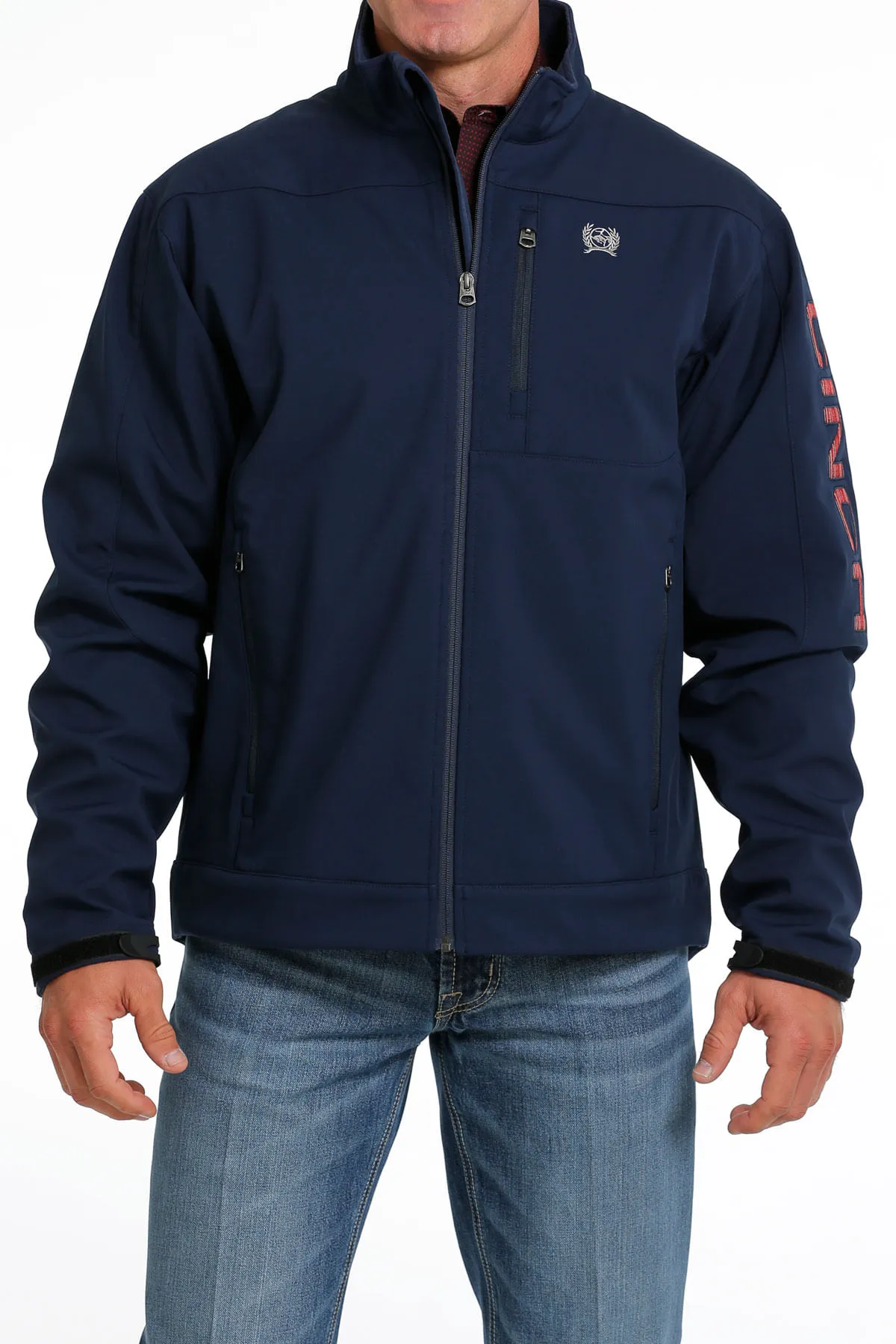 Cinch Mens Navy Bonded Jacket