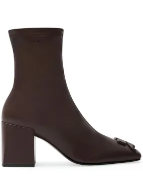 Courrèges Reedition leather boots - Brown