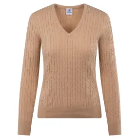 Daily Sports Madelene Ladies Knitted Sweater Sand