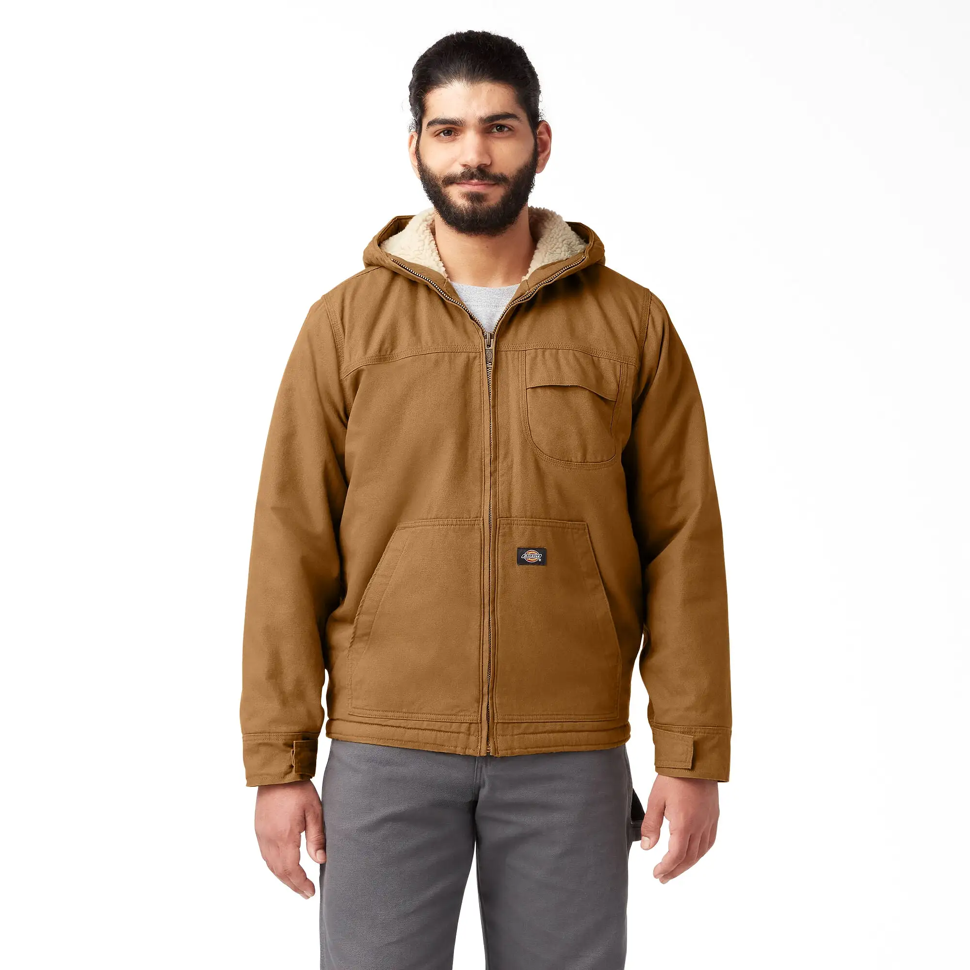 Dickies Duck Sherpa Lined Hooded Jacket