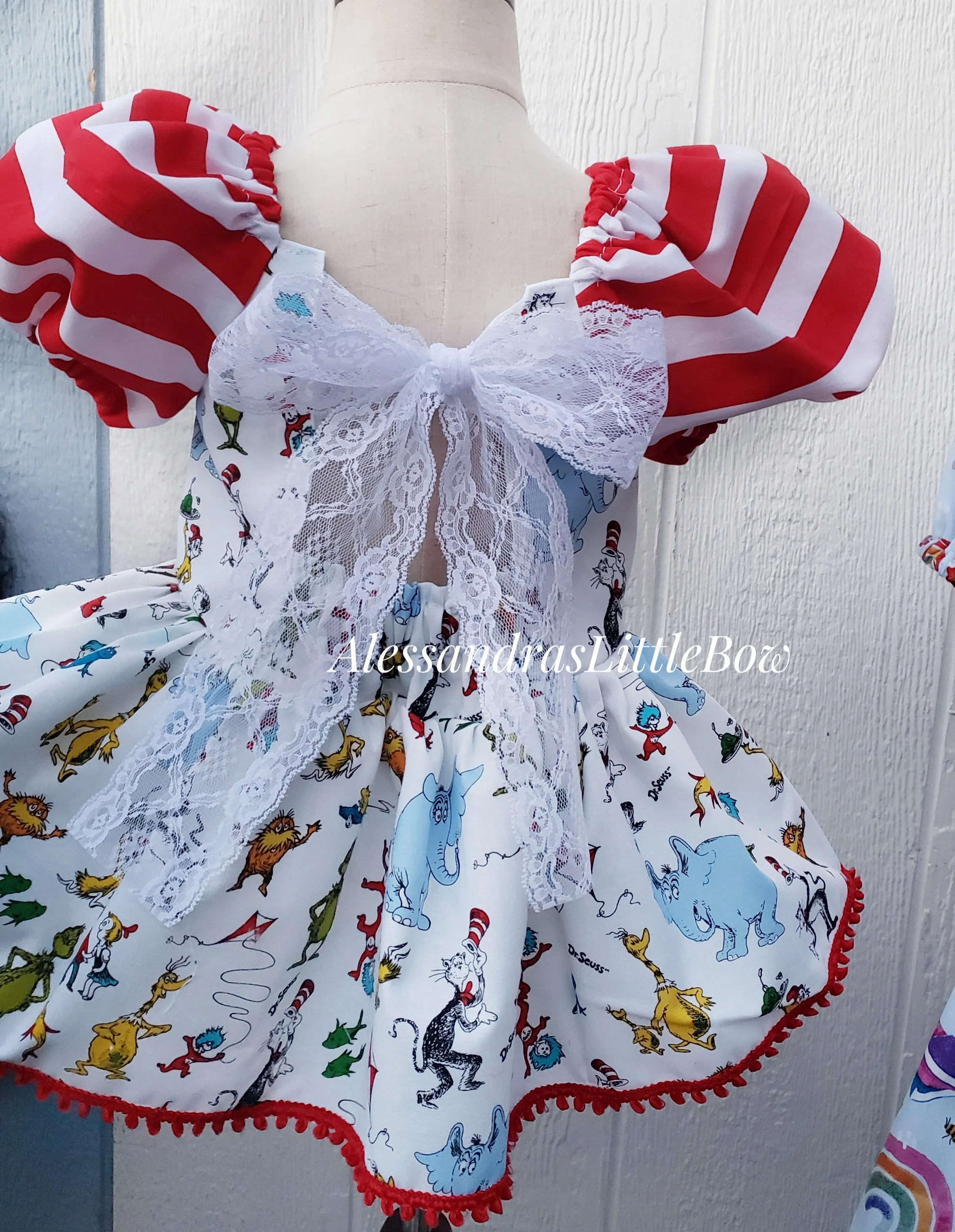 Dr. Seuss dress or peplum top option