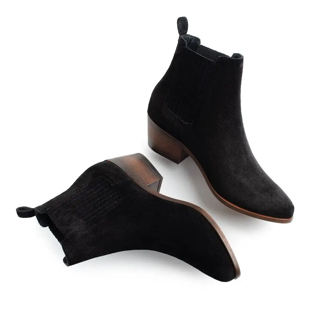 Dreamer Bootie | Black Suede