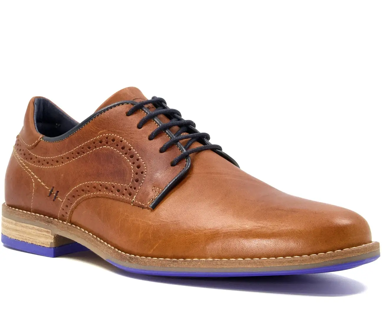 Dune Bintom Mens Leather Lace Up Shoe