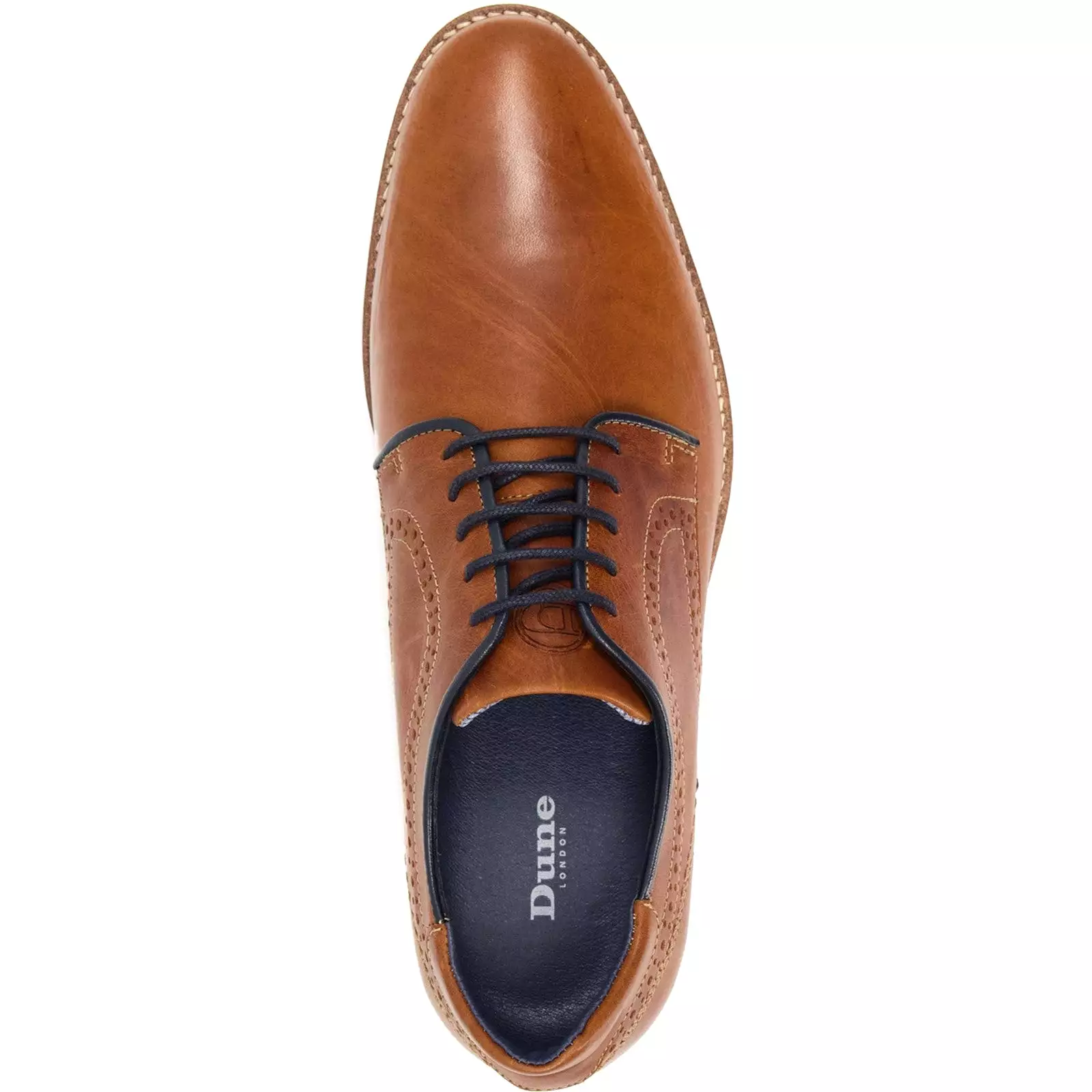 Dune Bintom Mens Leather Lace Up Shoe