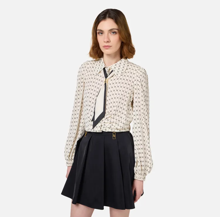 ELISABETTA FRANCHI  |Casual Style Long Sleeves Party Style Office Style