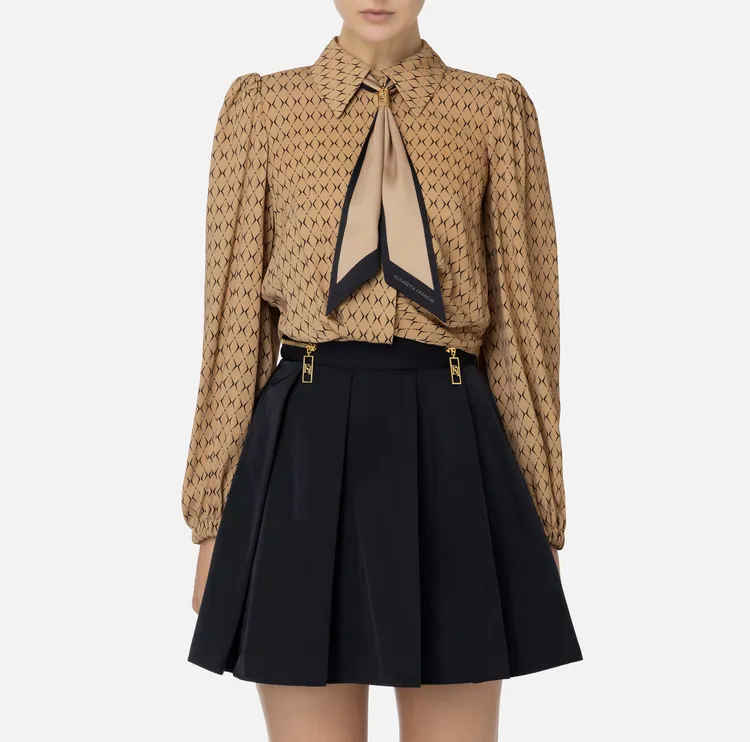 ELISABETTA FRANCHI  |Casual Style Long Sleeves Party Style Office Style