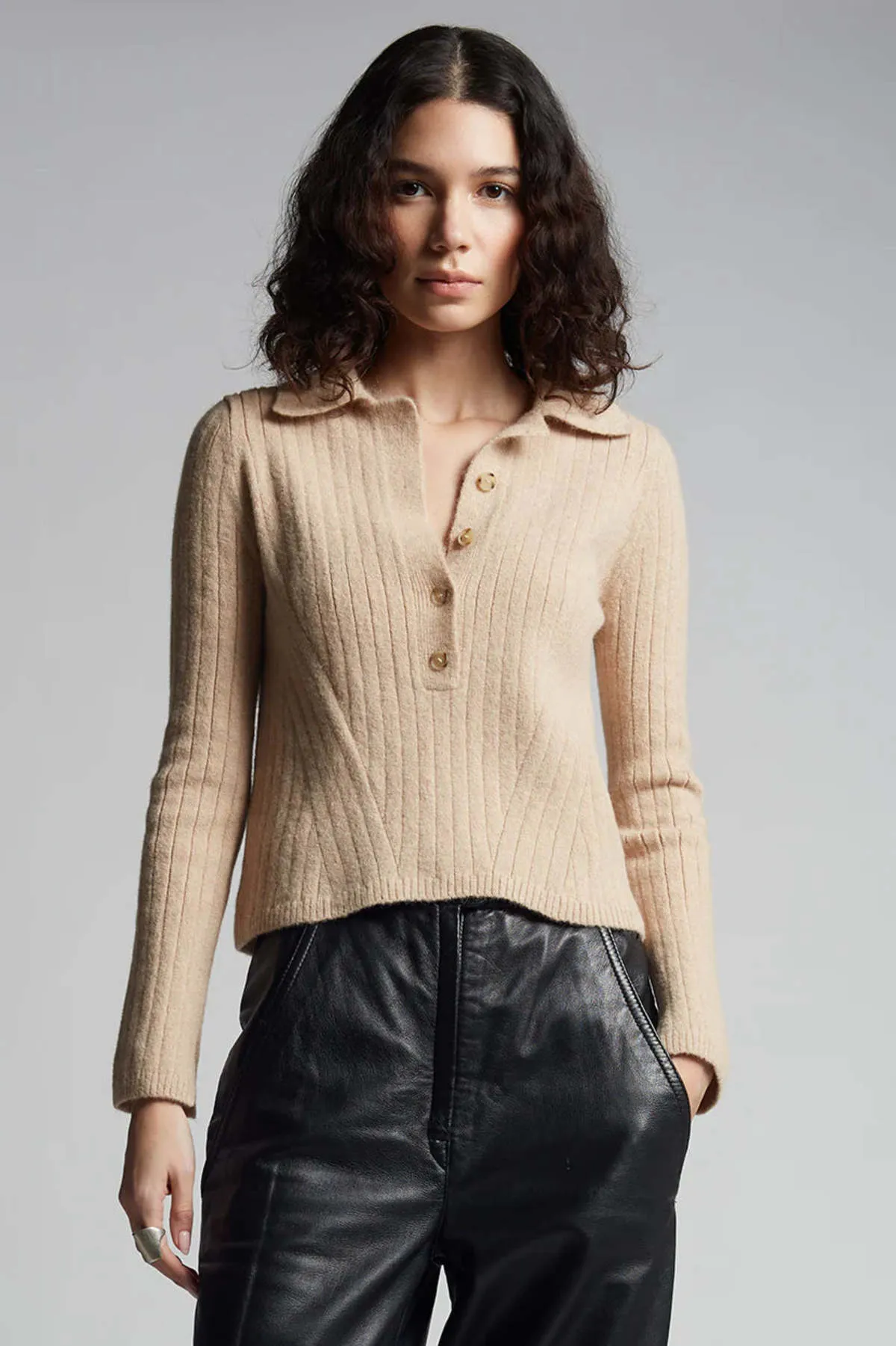 Elliot Sweater - Pale Camel