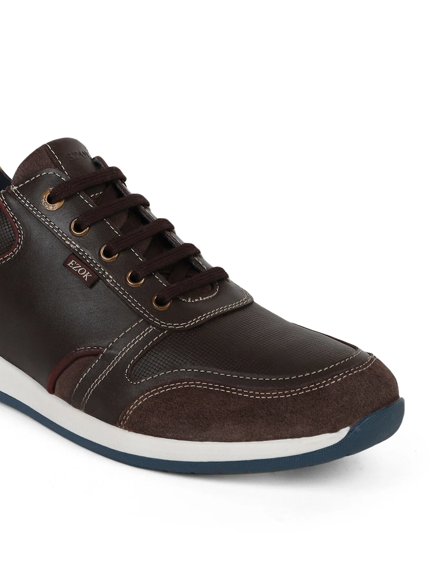 Ezok Men Brown Sneaker Casual Shoes