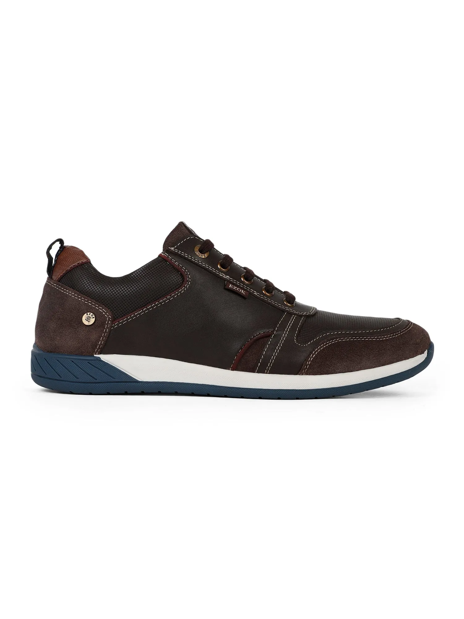 Ezok Men Brown Sneaker Casual Shoes