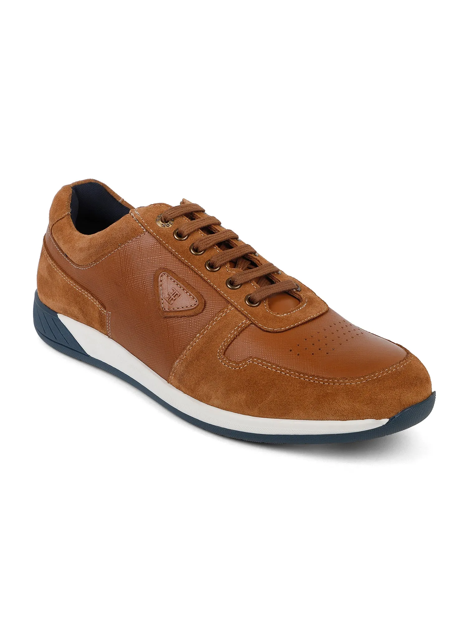 Ezok Men Tan Sneaker Casual Shoes