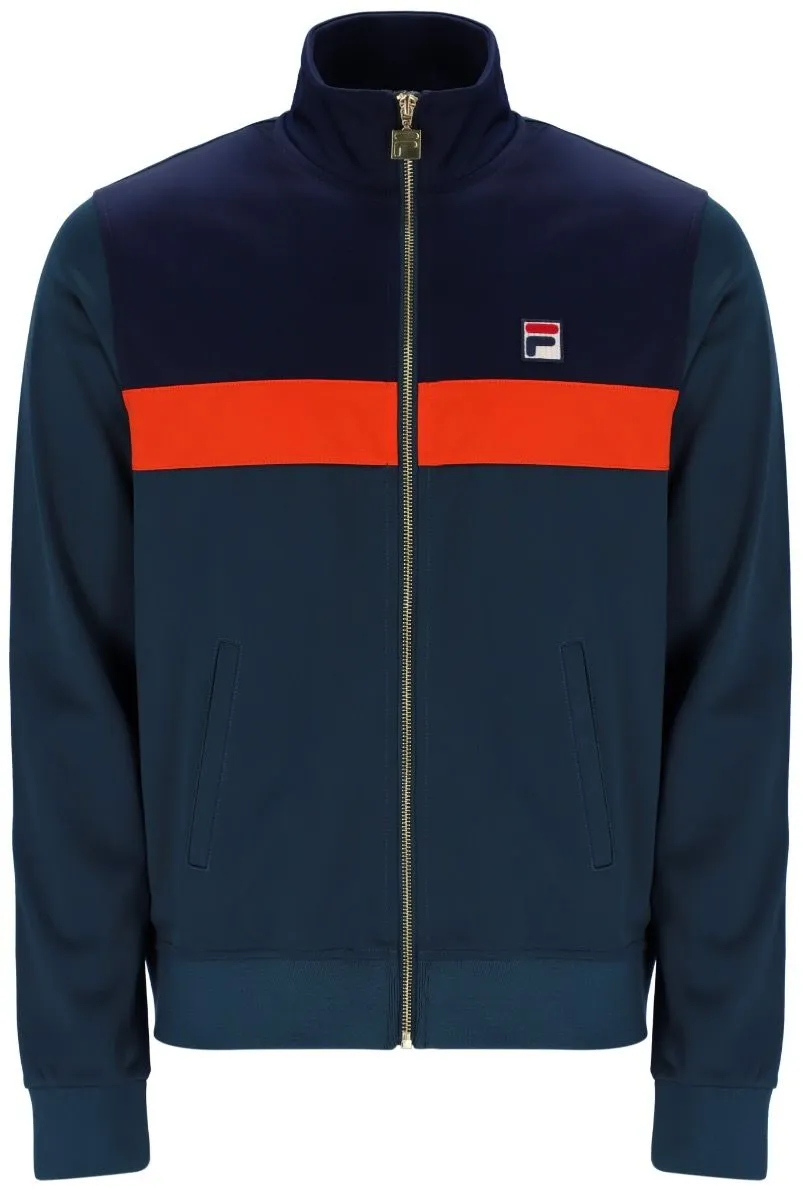 Fila Nash Track Jacket Dark Teal/Navy/Mandarin