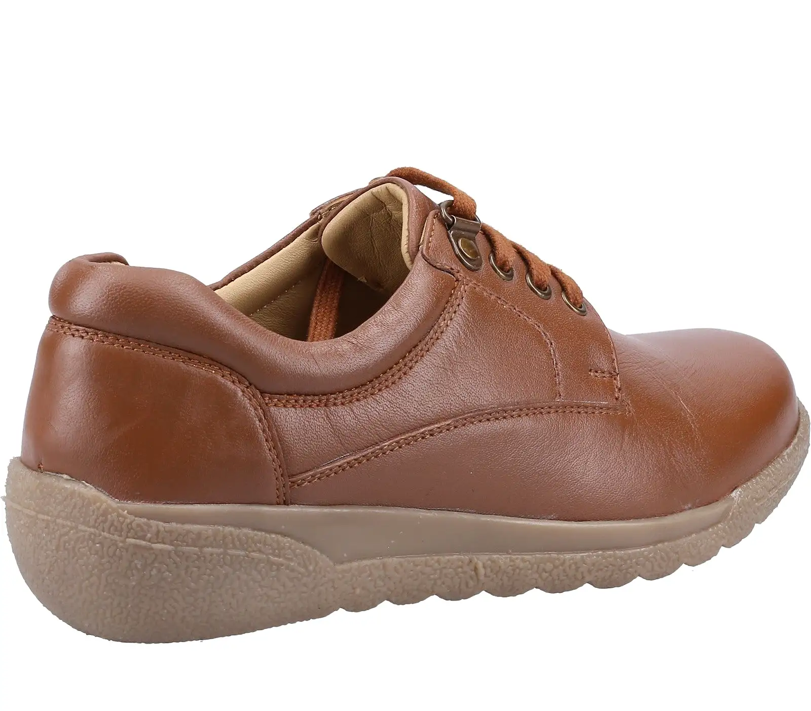 Fleet & Foster Cathy Womens Leather Lace Up Casual Shoe