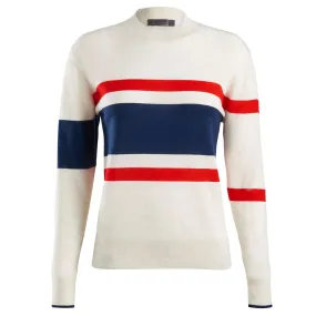 G/FORE Mismatched Crewneck Ladies Golf Sweater