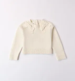 Girl sweater with bows