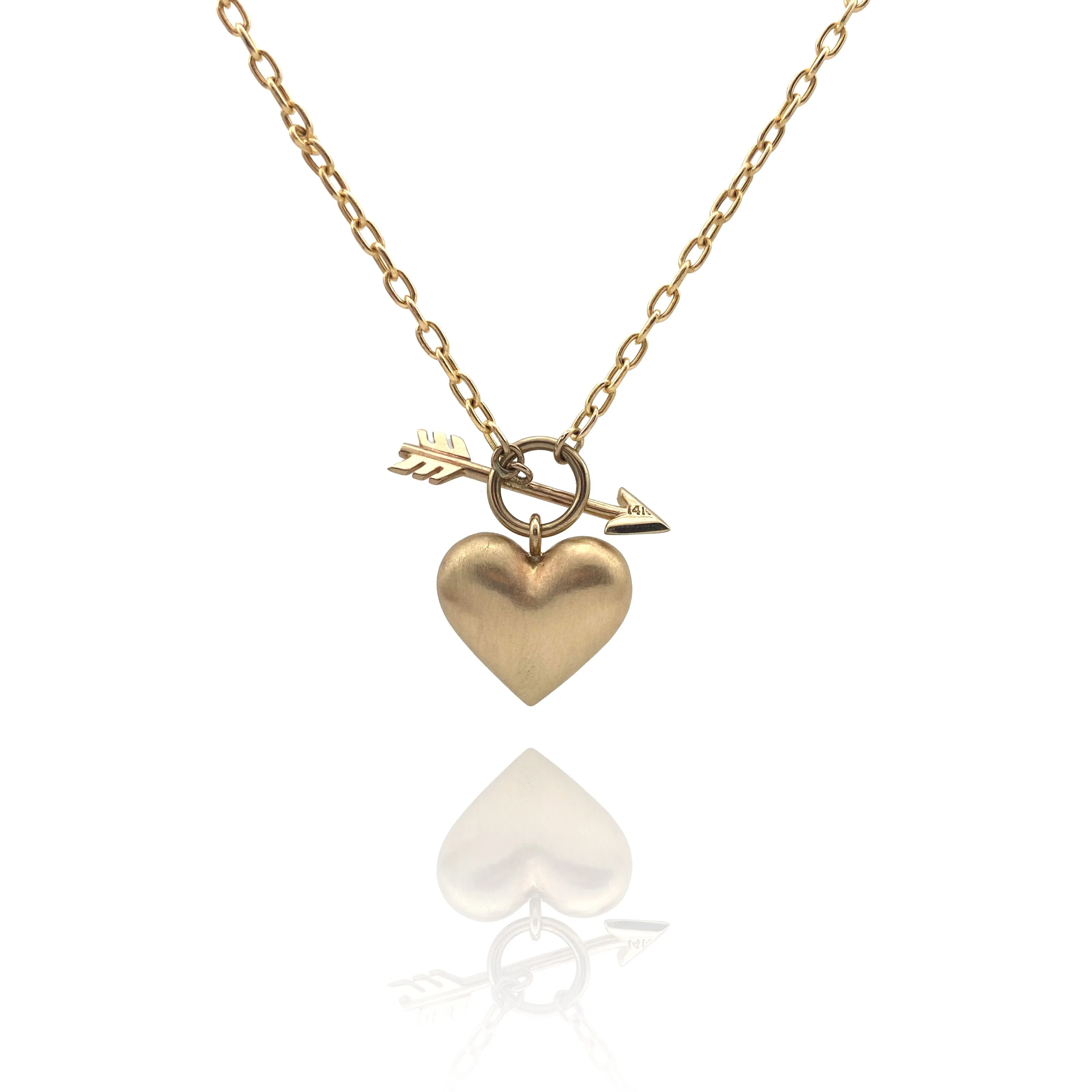 Heart and Arrow Toggle Pendant