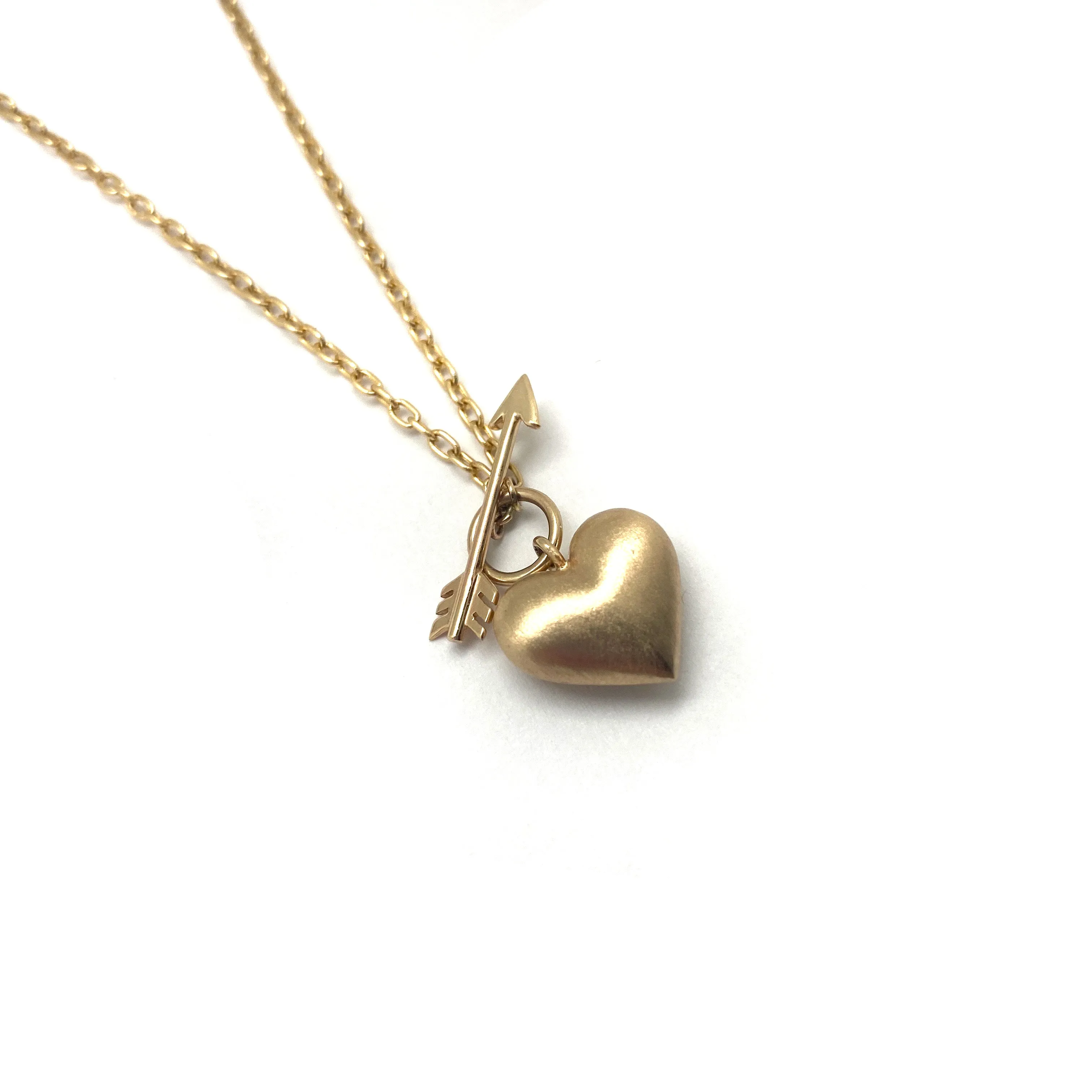 Heart and Arrow Toggle Pendant