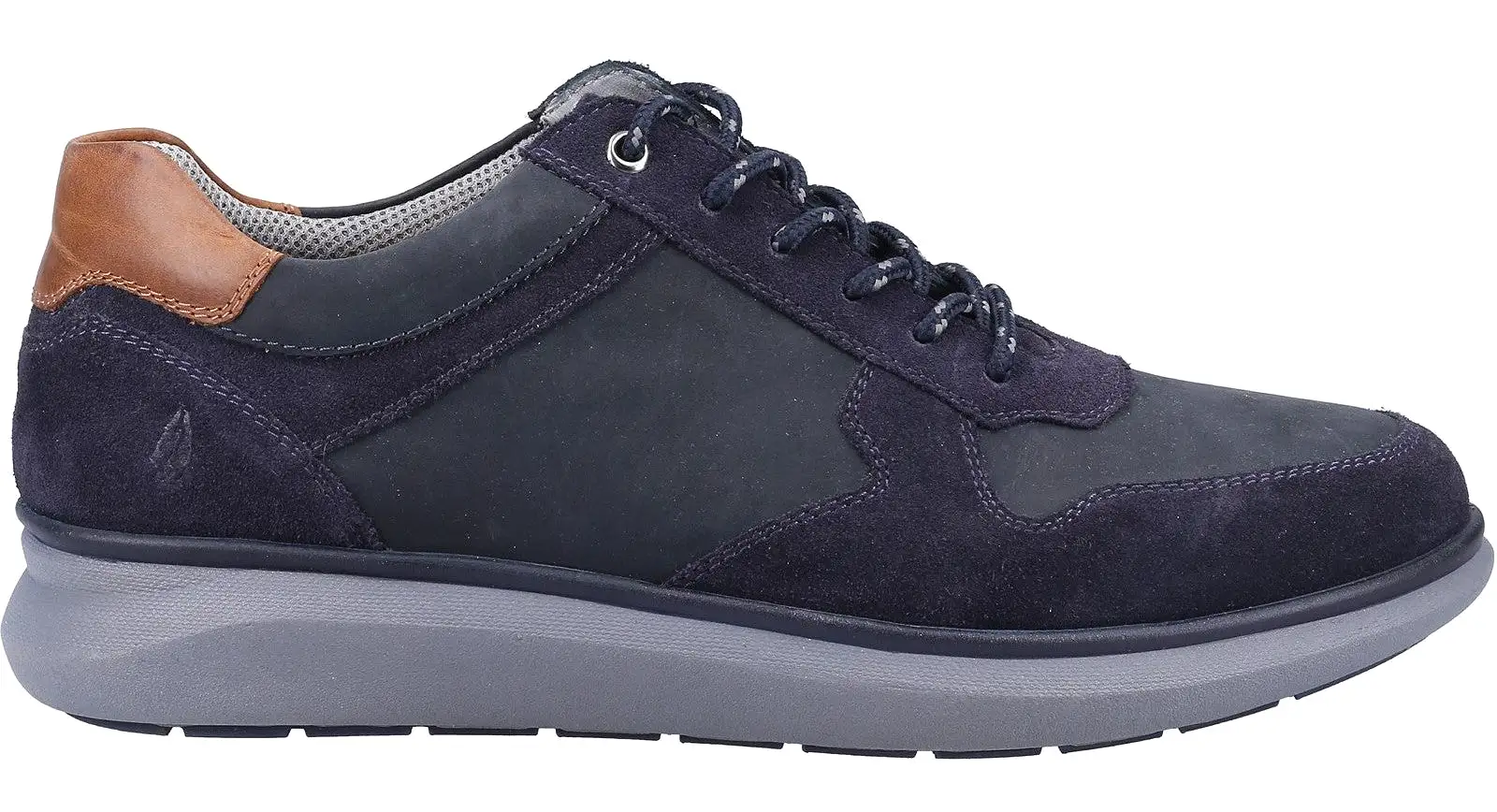 Hush Puppies Braxton Mens Leather Lace Up Trainer