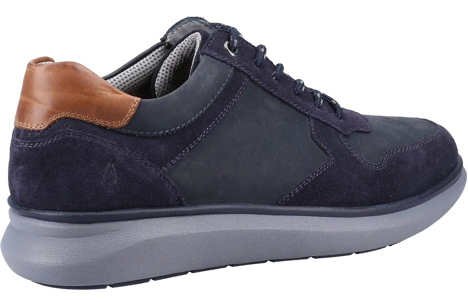 Hush Puppies Braxton Mens Leather Lace Up Trainer