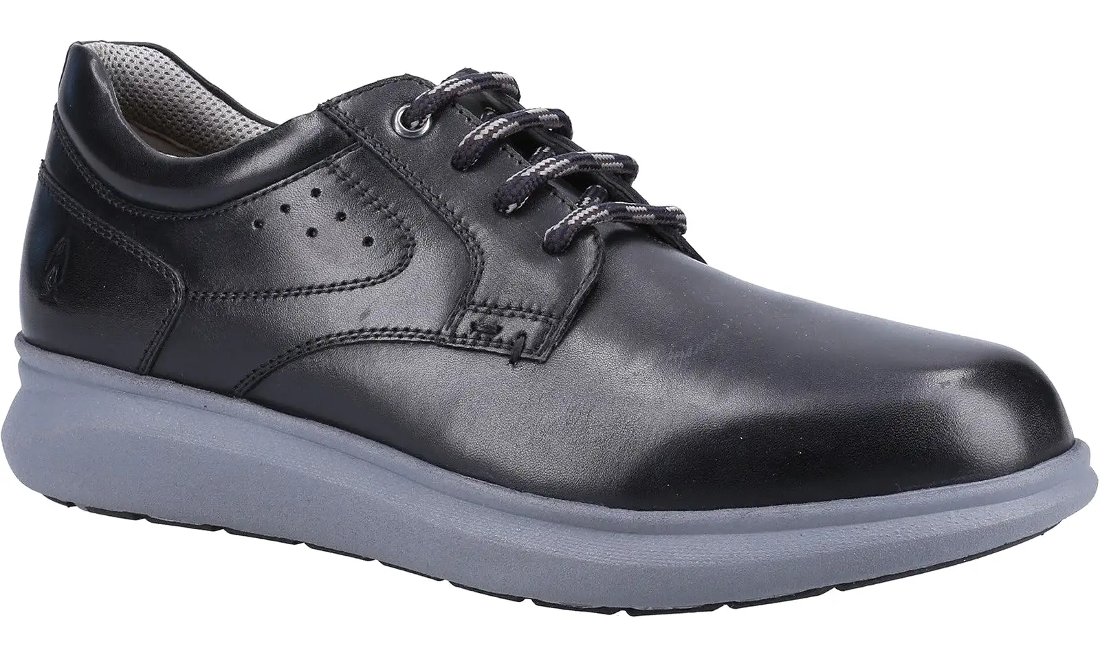 Hush Puppies Brett Mens Leather Lace Up Trainer