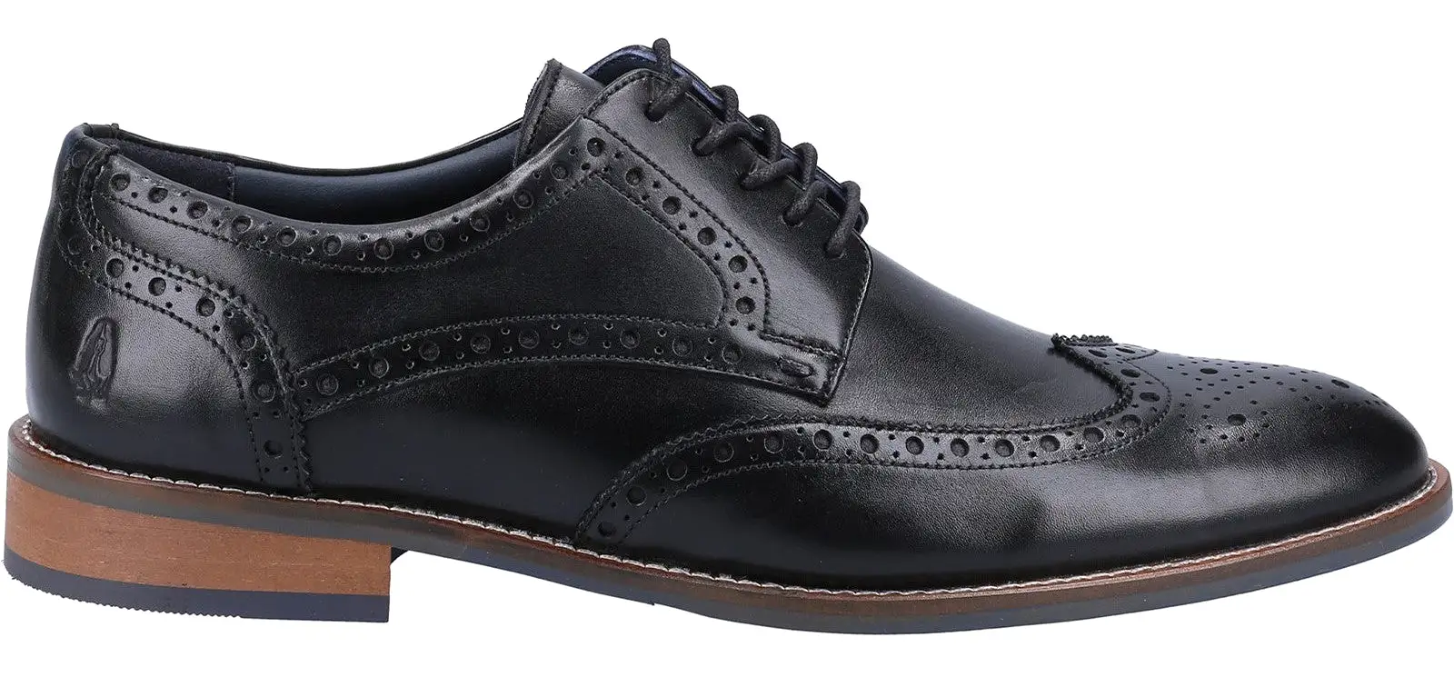 Hush Puppies Dustin Mens Leather Lace Up Brogue Shoe