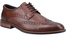 Hush Puppies Dustin Mens Leather Lace Up Brogue Shoe