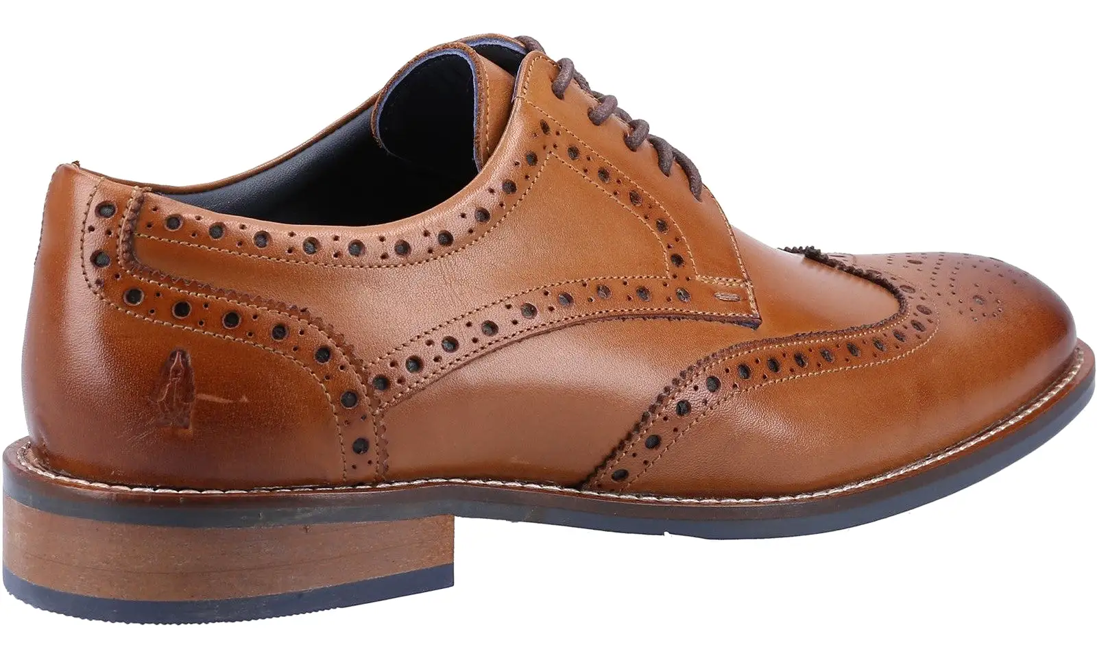 Hush Puppies Dustin Mens Leather Lace Up Brogue Shoe