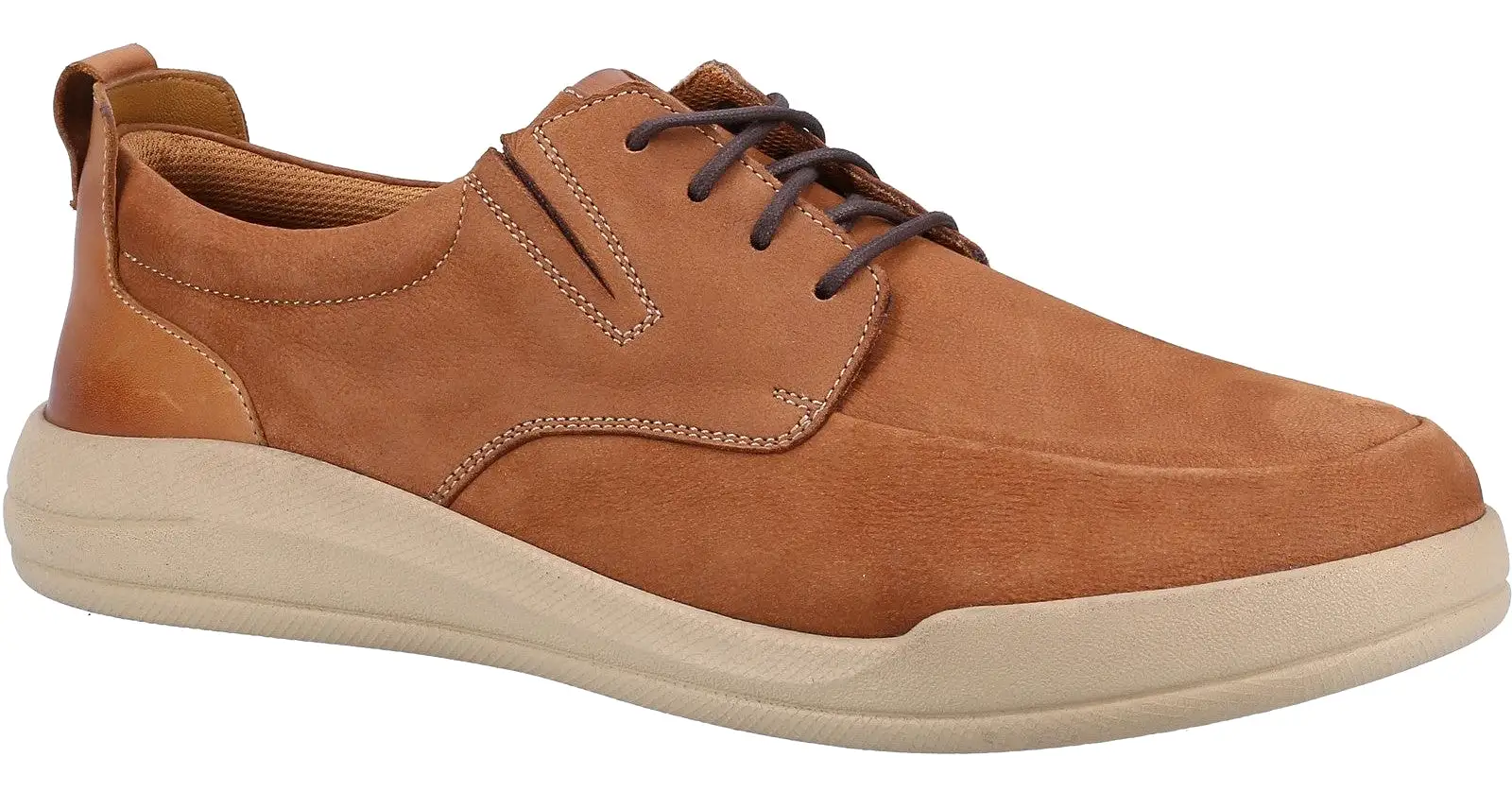 Hush Puppies Eric Mens Leather Lace Up Casual Shoe