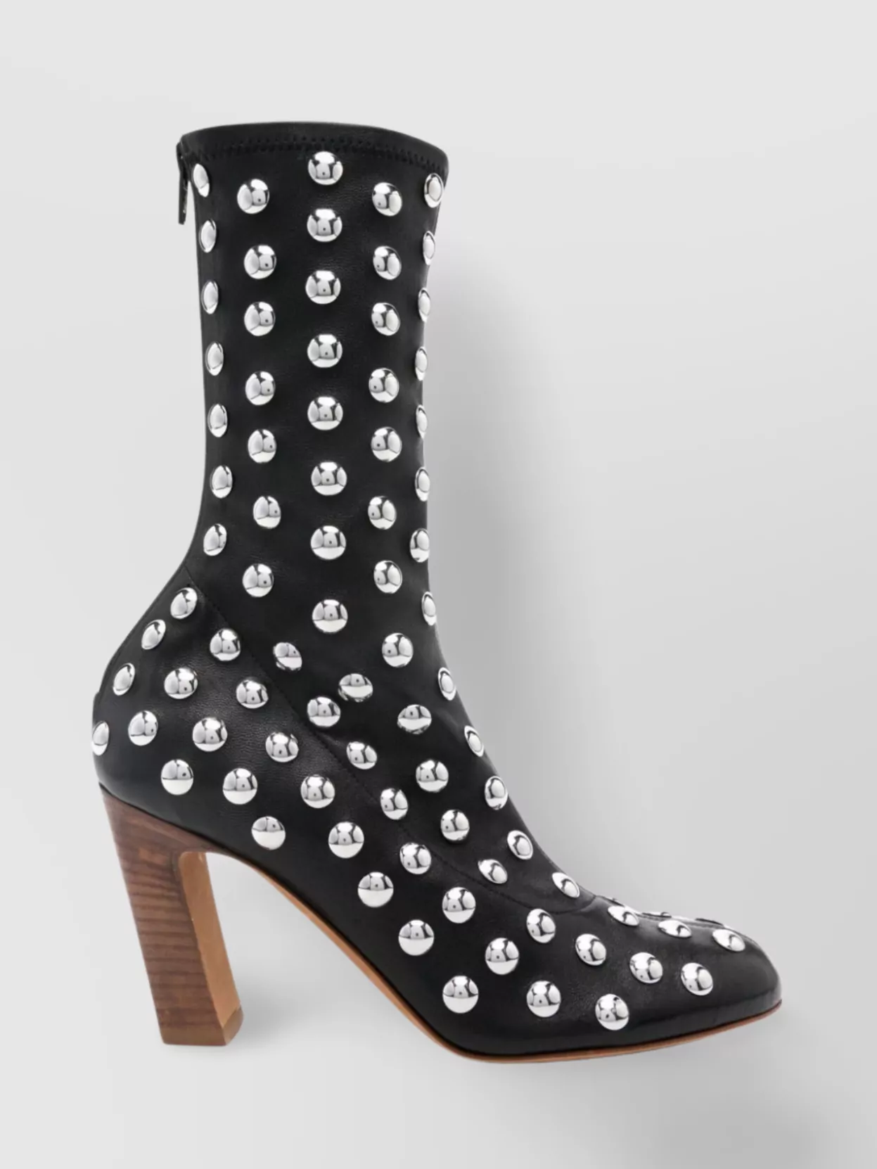 Khaite   Apollo studded leather boots