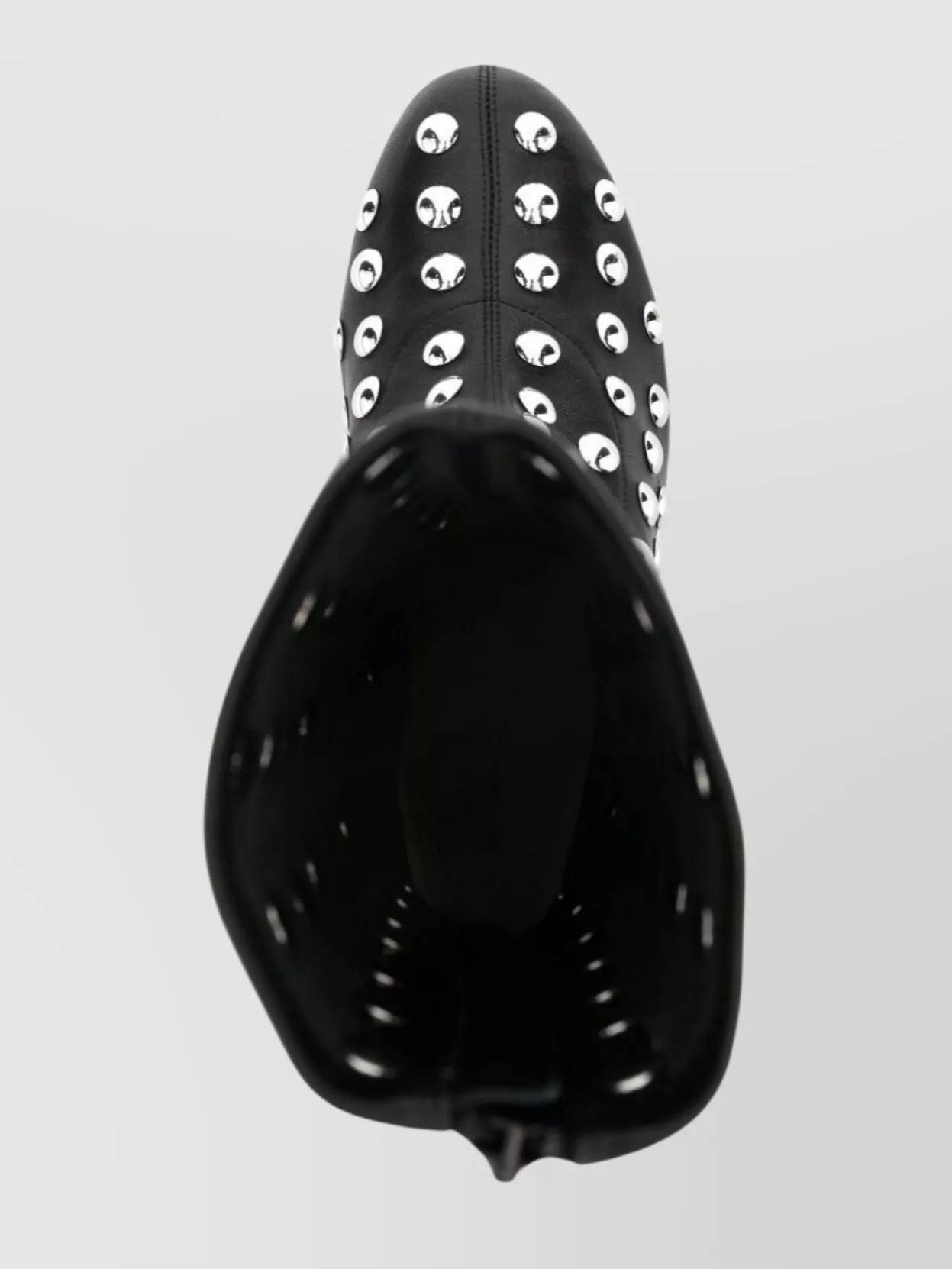 Khaite   Apollo studded leather boots