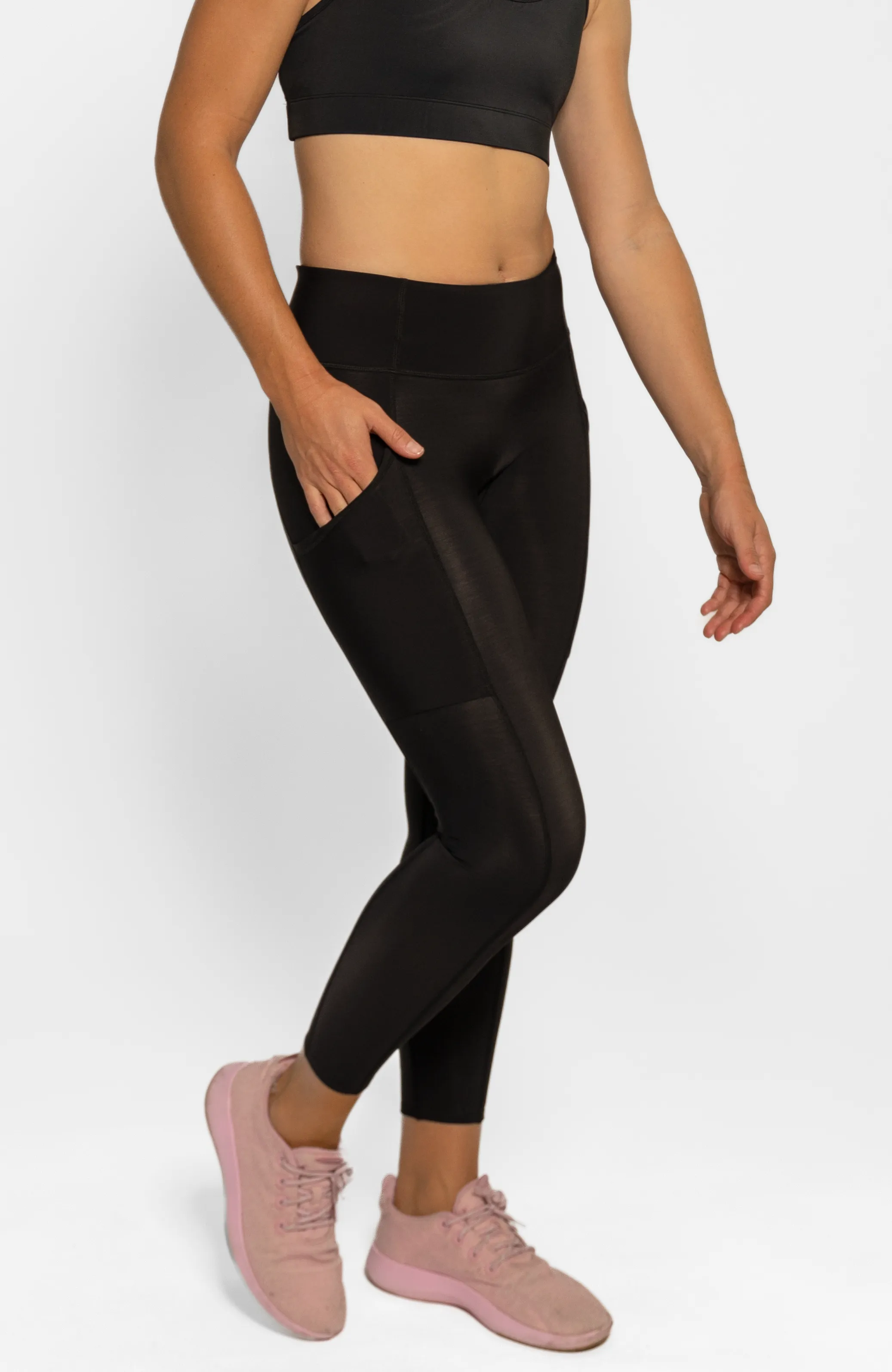 Little Black Running Tights