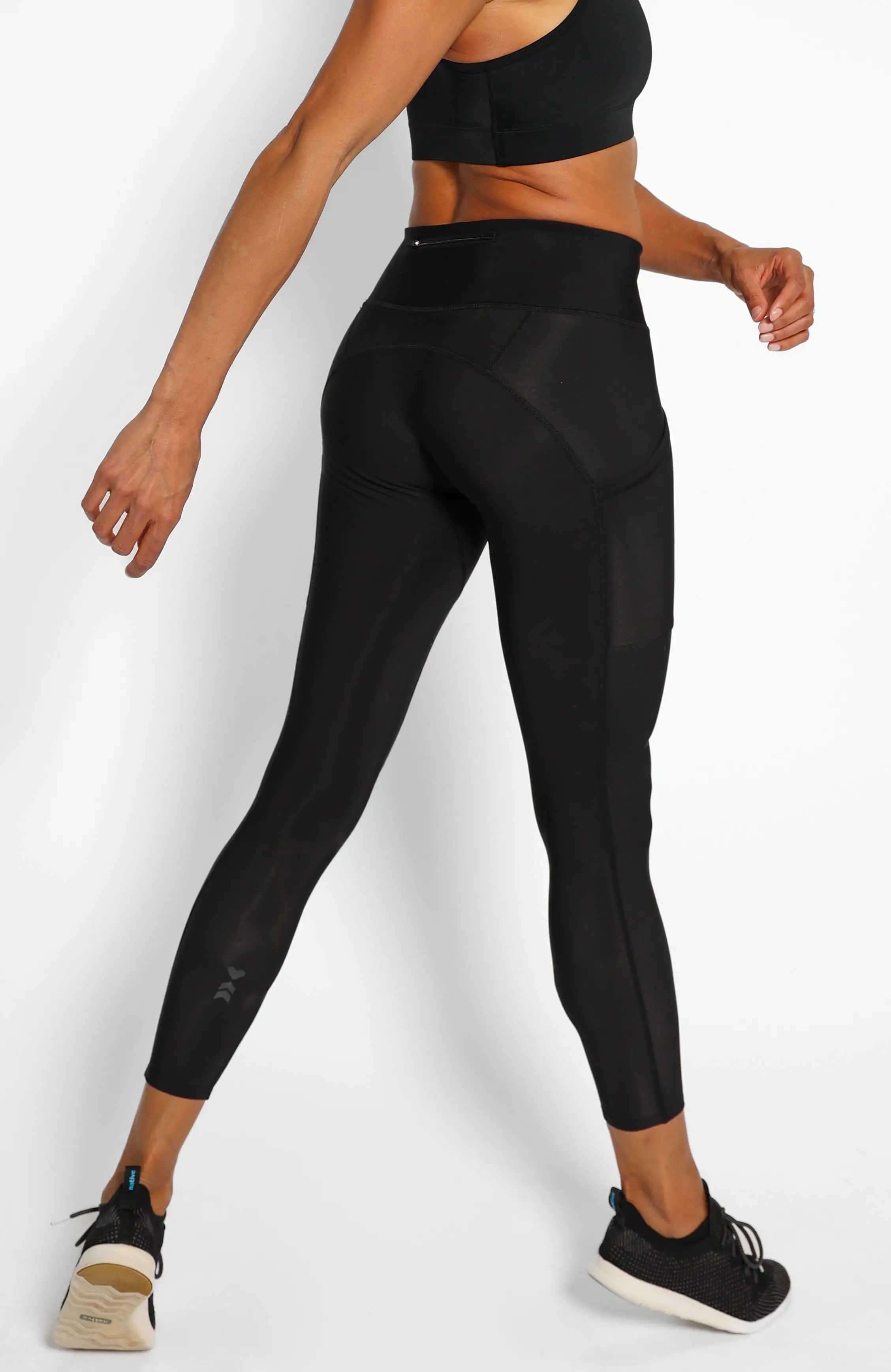 Little Black Thermal Running Tights