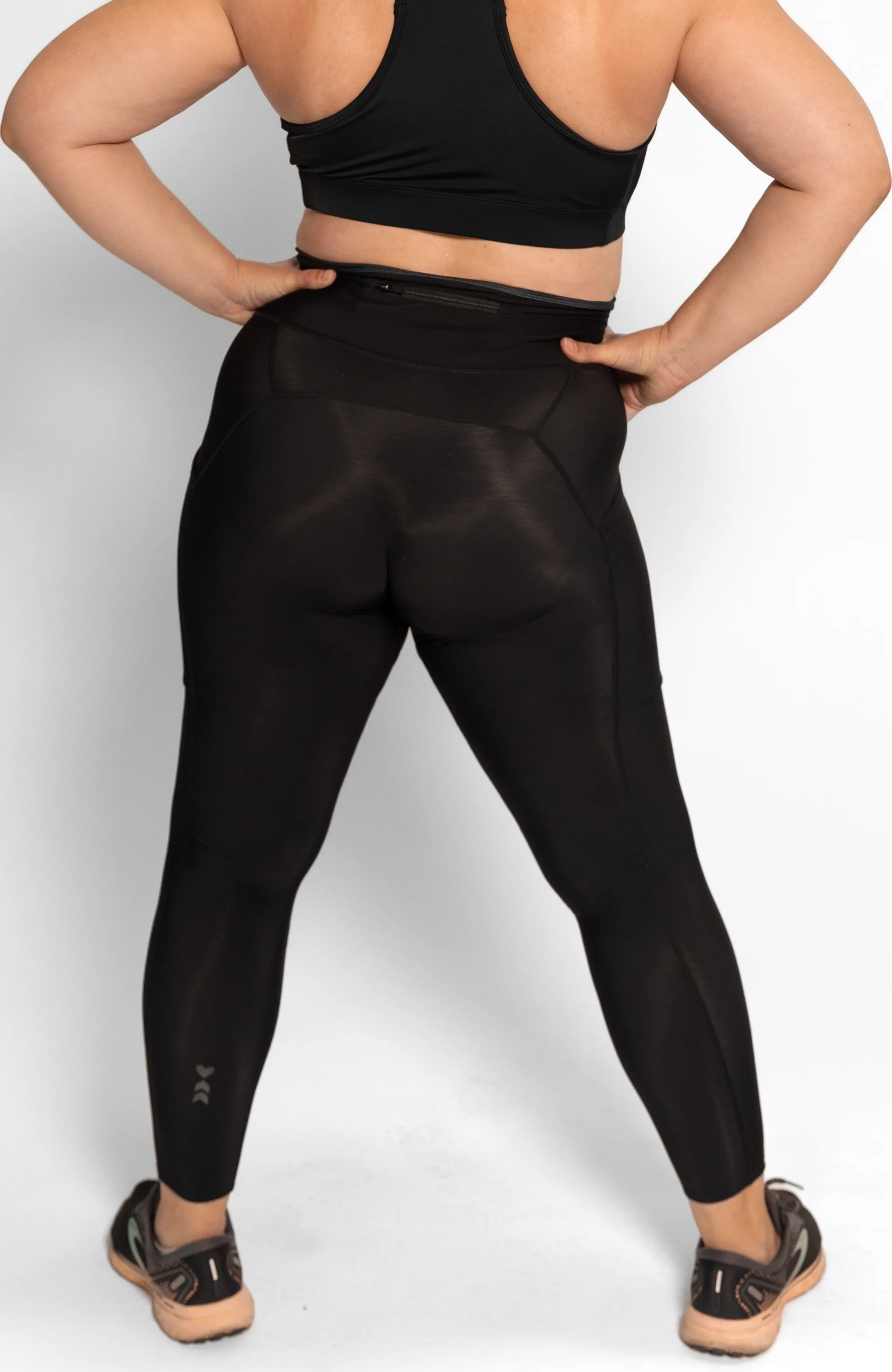 Little Black Thermal Running Tights