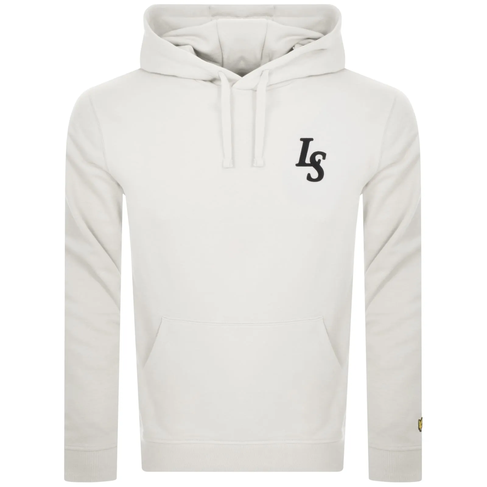 Lyle And Scott Club Emblem Hoodie White