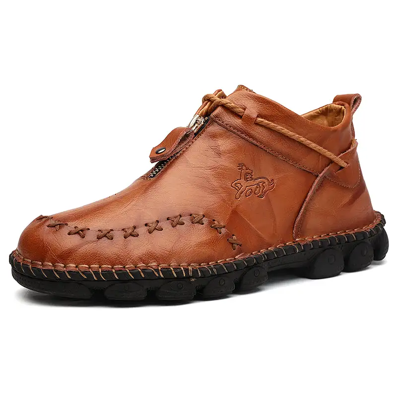 Men's Hand Stitching Leather Boots