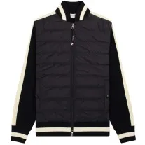 Moncler Hybrid Knitted Jacket Navy