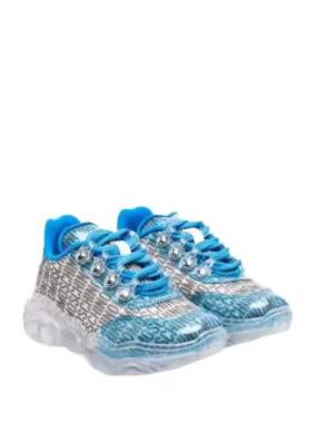 Moschino Sneaker All Over Logo Blue