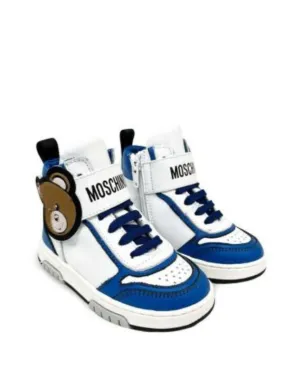 Moschino Sneaker Bear High Top Blue